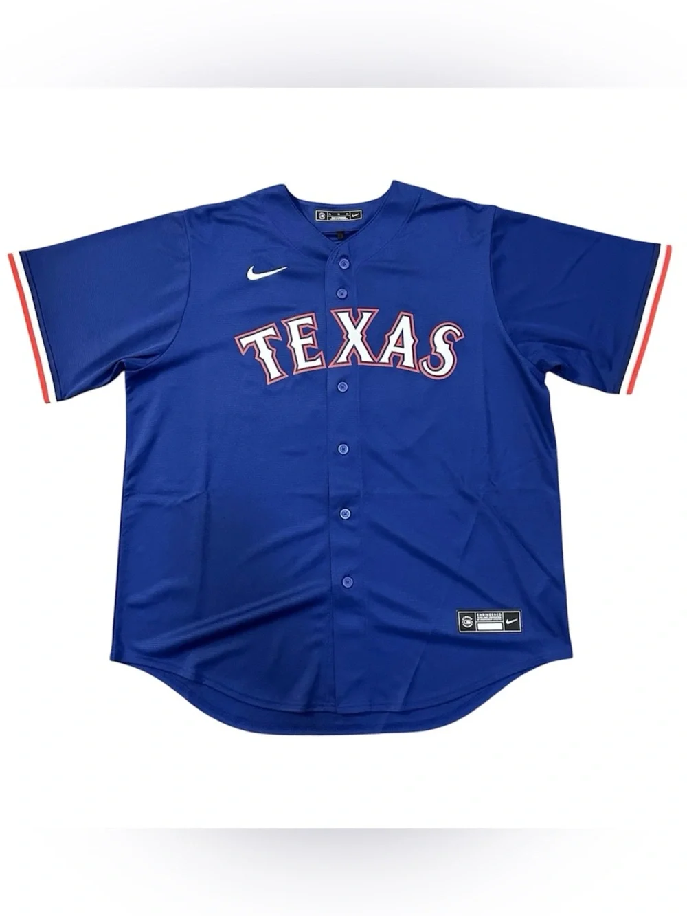 Nike Texas Rangers Adolis Garcia 2024-25 Blue Jersey Men's Size XL NWT $135 MLB